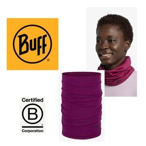 Buff Merino Wool Lightweight Neckwear - Magenta Purple